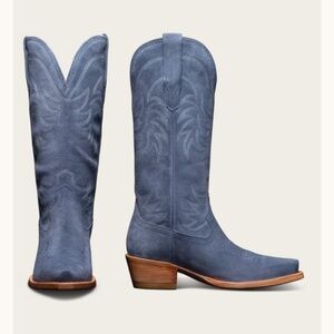 ISO tecovas Annie boot in indigo suede size 6